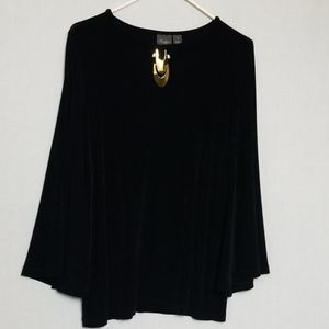 Chico's Travelers top/cape with split sleeves